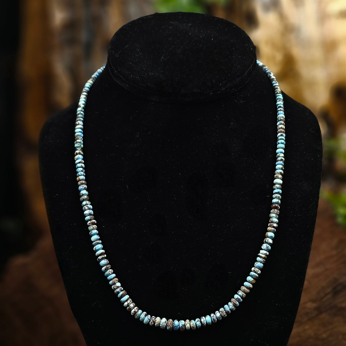18in. Golden Hills Turquoise Heishi Necklace - Various Styles