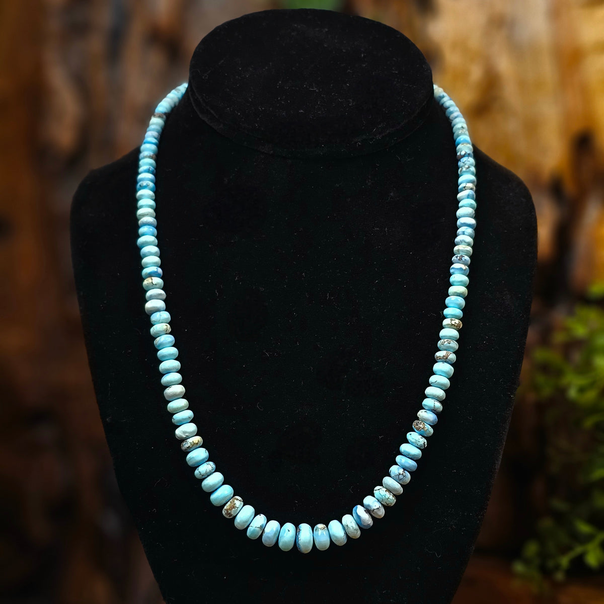 18in. Golden Hills Turquoise Heishi Necklace - Various Styles