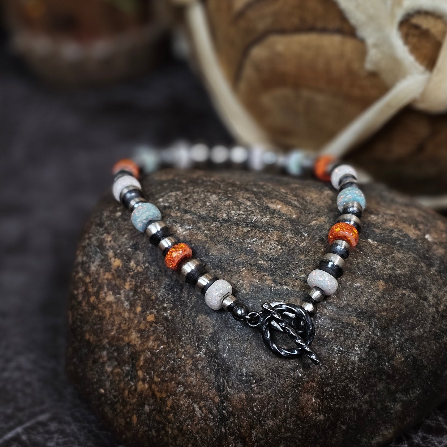Navajo Pearl Bracelet w/ Opal - Variety Styles