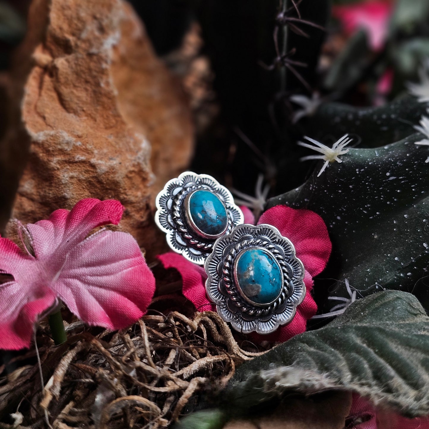 Kingman Turquoise Earrings - Various Styles