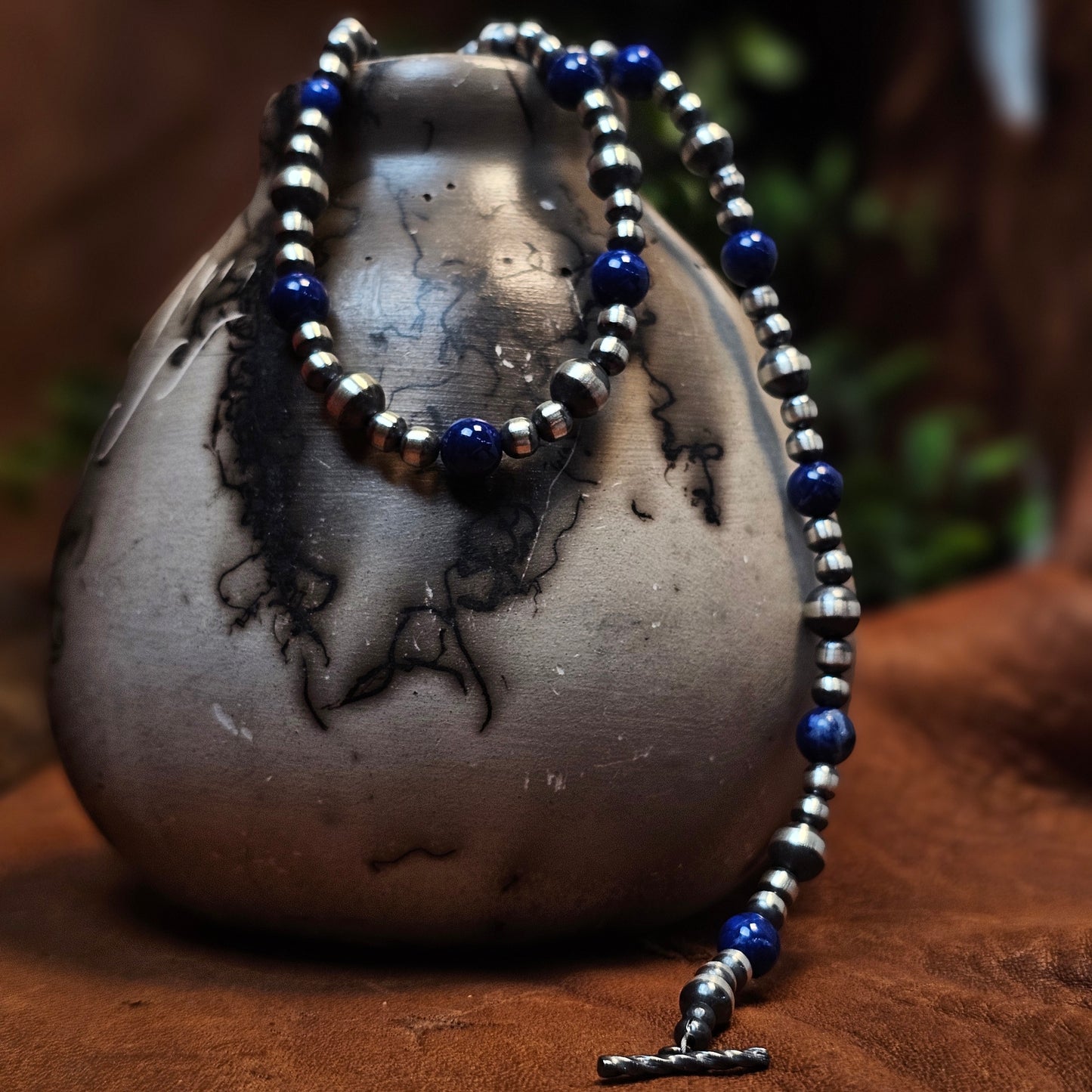 Navajo Pearl Bracelet w/ Blue Lapis - Various Styles