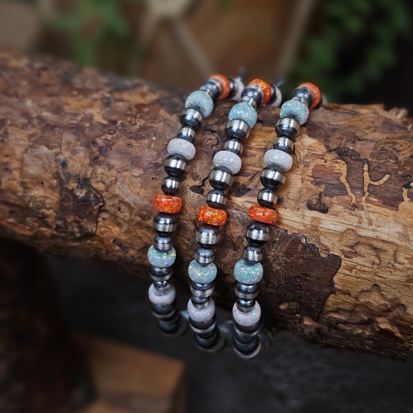 Navajo Pearl Bracelet w/ Opal - Variety Styles
