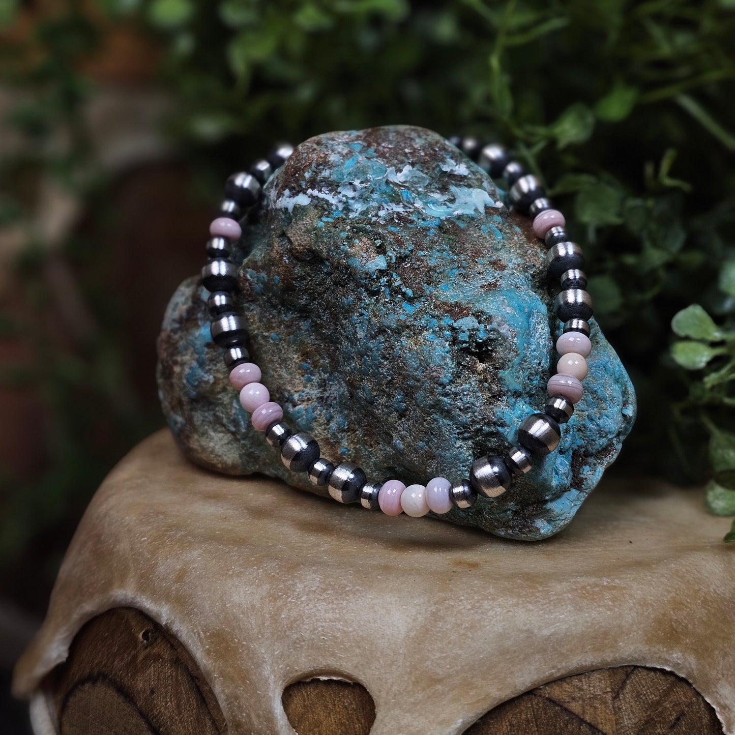 Navajo Pearl Bracelet w/ Pink Conch - Various Styles