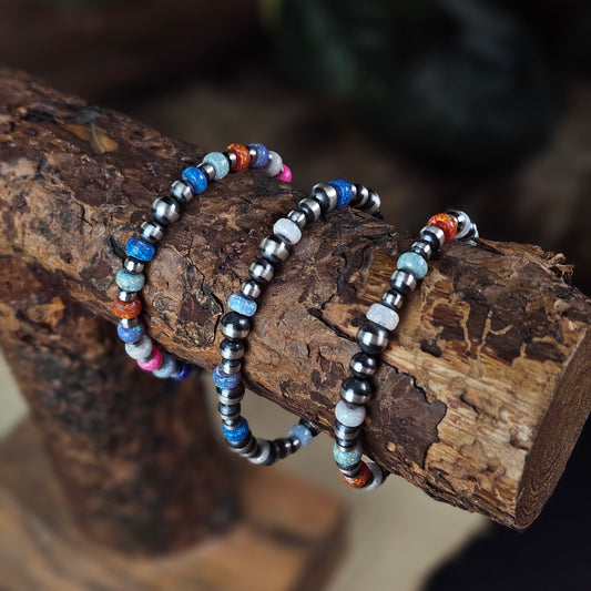 Navajo Pearl Bracelet w/ Opal - Variety Styles