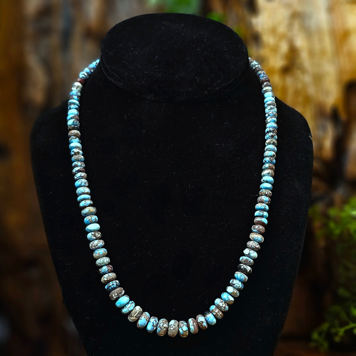 18in. Golden Hills Turquoise Heishi Necklace - Various Styles