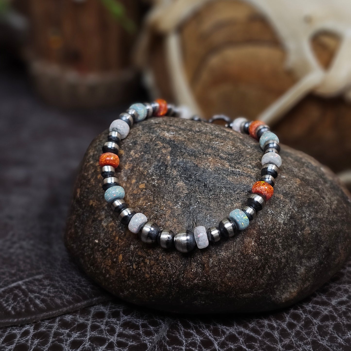 Navajo Pearl Bracelet w/ Opal - Variety Styles