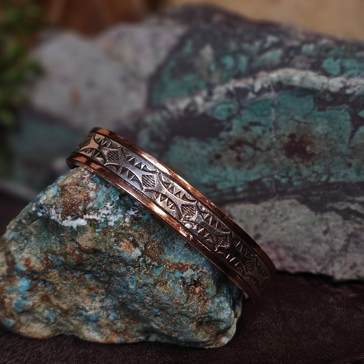 Sterling Silver Bracelet w/ Copper - Various Styles