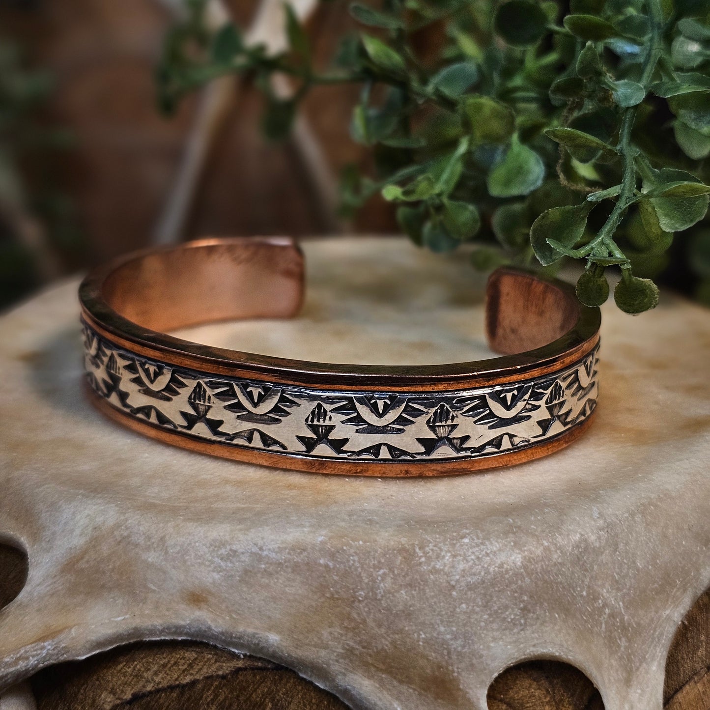 Sterling Silver Bracelet w/ Copper - Various Styles