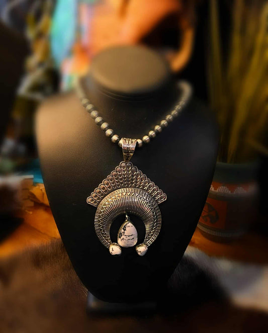 White Buffalo Naja Necklace